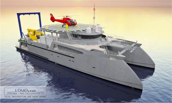 Atlas Superyacht Support Vessel by Diverse Projects
