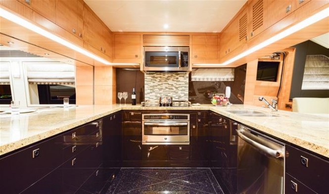 Horizon E88 superyacht Hull no. 2 - Galley