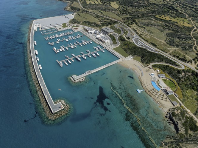 Karpaz Gate Marina in North Cyprus, a lovely Mediterranean yacht charter destination