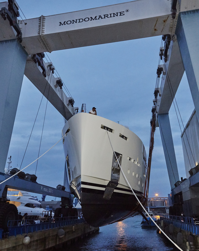 Launch of SF40 superyacht SERENITY