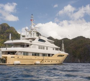 Indian Ocean Yacht Charter: 52m Motor Yacht JADE 959 Welcomes You On Board