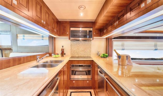 Luxury yacht E78 - Galley
