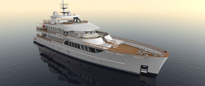 Luxury yacht METEOR concept