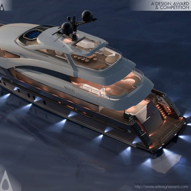 Luxury yacht Sarp 46m - Decks