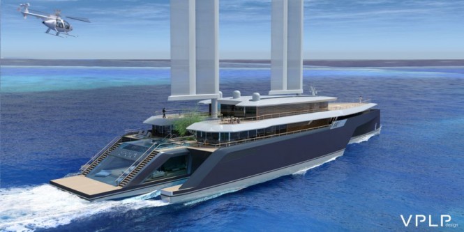 Mega yacht KOMOREBI concept