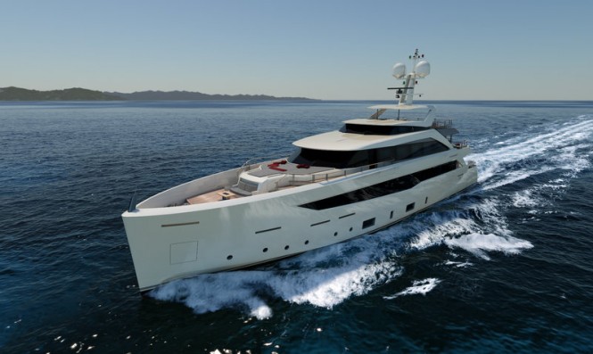 Mondomarine SF40 motor yacht SERENITY