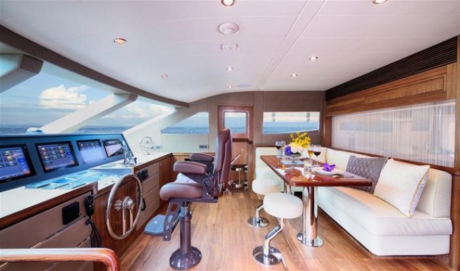 Motor yacht E78 - Wheelhouse