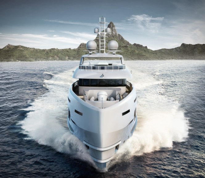 NOVA Yacht - front view