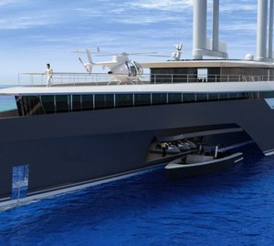 New 282’ Trimaran Mega Yacht KOMOREBI concept unveiled by VPLP at MYS