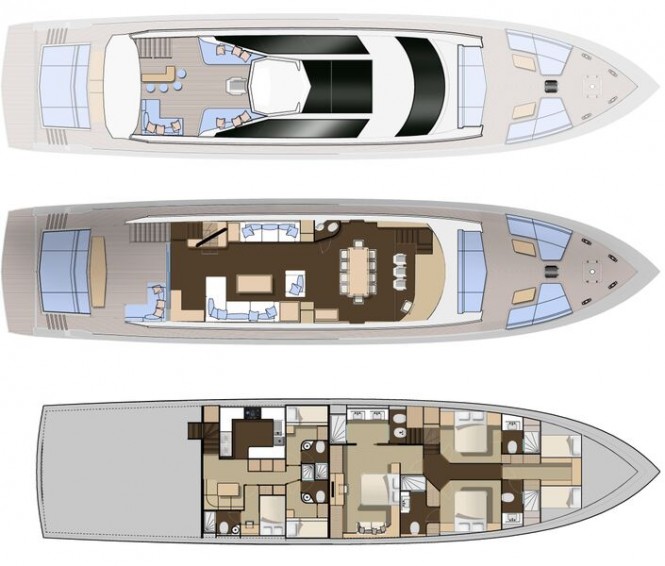 Numarine 105 HT superyacht - General arrangements