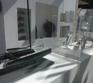 Scale model of Superyacht VANTAGE 86 showcased at REVELATIONS Show in Paris
