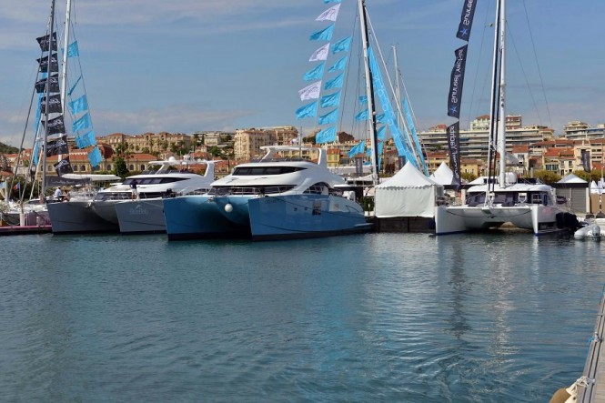 Sunreef Yachts Fleet at the 2015 Cannes Yachting Festival