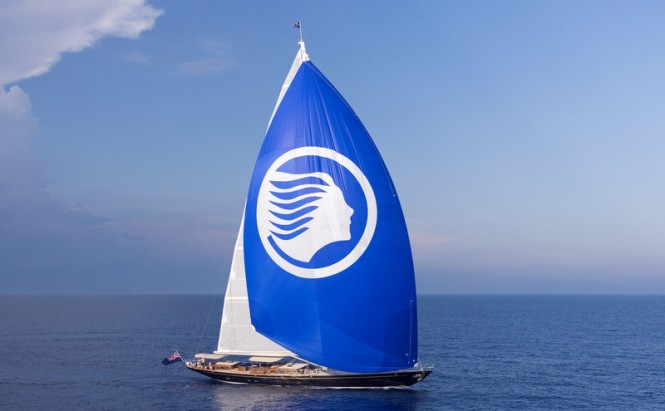 Super yacht ATALANTE under sail - Photo by Rick Tomlinson