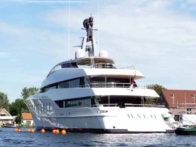 Super yacht HALO - Photo credit to Maureen van der Toolen and Hanco Bol