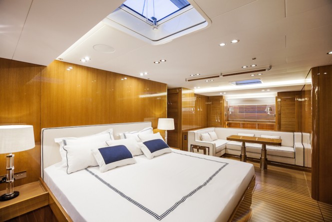 Swan 115 S superyacht SOLLEONE - Cabin - Nautors Swan/Carlo Borlenghi & Eva-Stina Kjellman