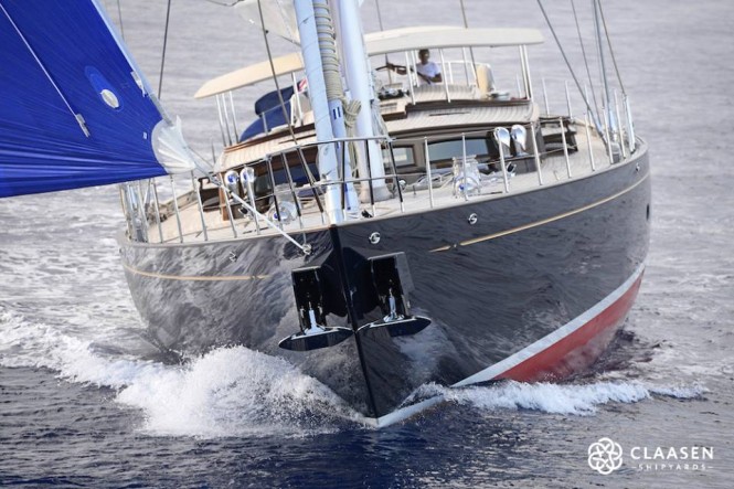 TC 127 sailing superyacht ATALANTE by Claasen Shipyards