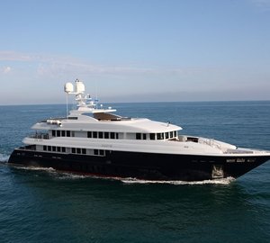 Beautiful 50m MONDOMARINE Charter Yacht ZALIV III Available for Eastern Mediterranean Yacht Rental this Winter