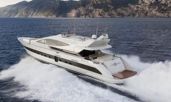 Luxury yacht SEALOOK - aft view