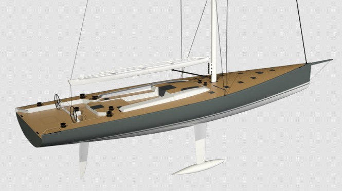 Reichel Pugh RP90 Yacht - Courtesy of Southern Wind Shipyard