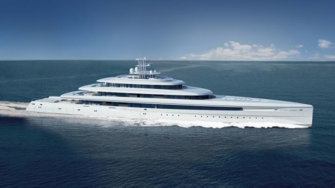 107m mega yacht Acquaintance - Philippe Briand - Vitruvius Yachts Ltd. (PRNewsFoto and Oceanco)