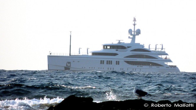 63m super yacht 1111 (FB265) by Benetti - Photo by Roberto Malfatti