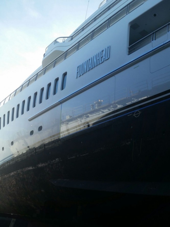 88m Feadship Mega Yacht FOUNTAINHEAD coated by Zytexx - Image credit to Zytexx