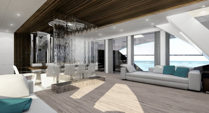 AMNESIA superyacht concept - Saloon