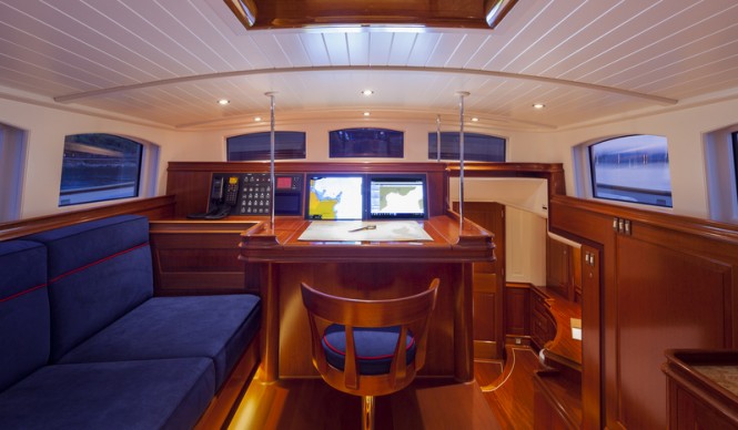 ATALANTE Yacht - Aft Deckhouse - Image courtesy of Claasen Shipyards