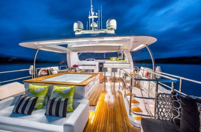 Aboard OCEAN DRIVE Yacht