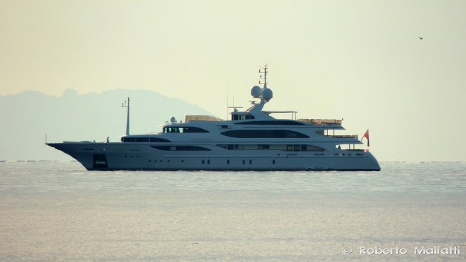 Benetti motor yacht I DYNASTY in Livorno, Italy - Photo by Roberto Malfatti