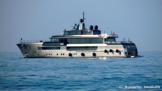 CRN 134 motor yacht ATLANTE in Livorno, Italy on October 5, 2015 - Photo by Roberto Malfatti