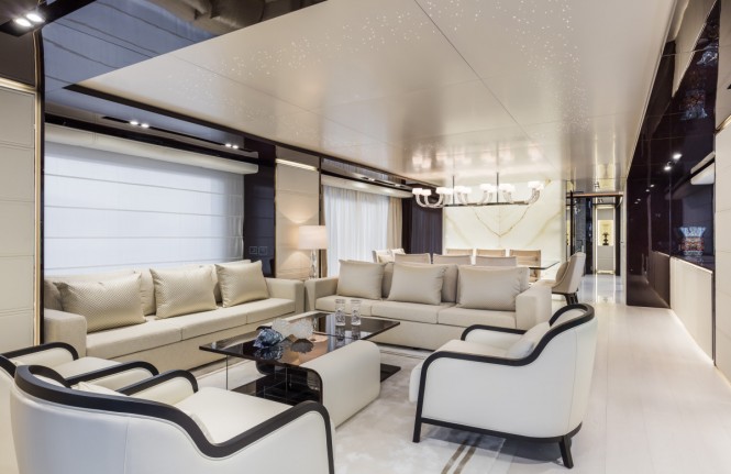 Dreamline 34m Yacht - Main Saloon