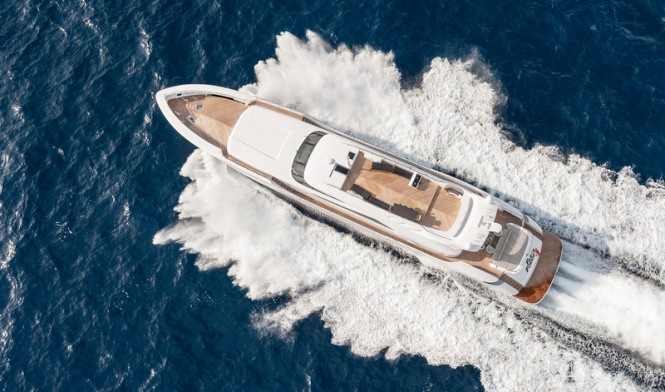 FAST & FURIOUS Yacht from above