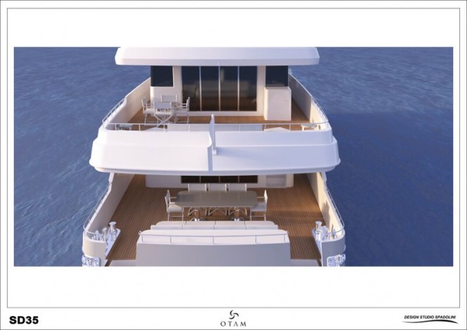 GIPSY superyacht - aft view