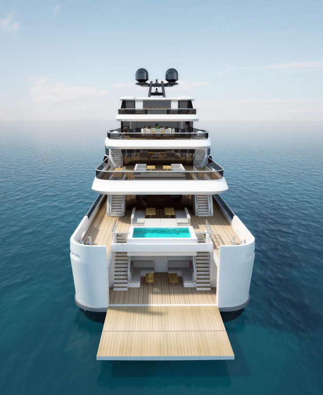 KAPADOKYA Yacht Concept - aft view