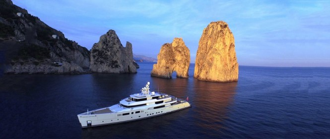 Luxury motor yacht GRACE E - Image by Perini Navi