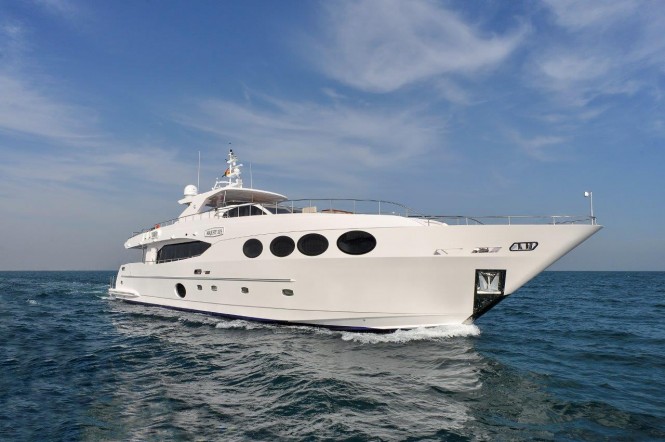 Luxury motor yacht Majesty 105 by Gulf Craft - The largest yacht to be displayed at QIBS 2015
