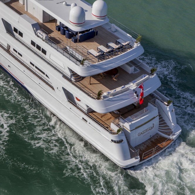 Luxury yacht GAZZELLA - Decks