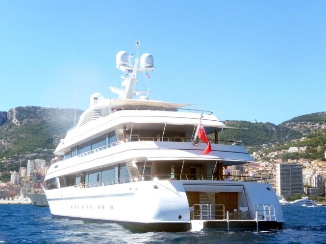 Luxury yacht LADY BRITT - aft view - Photo by Dirk-Jan Vermeij and Feadship Fanclub