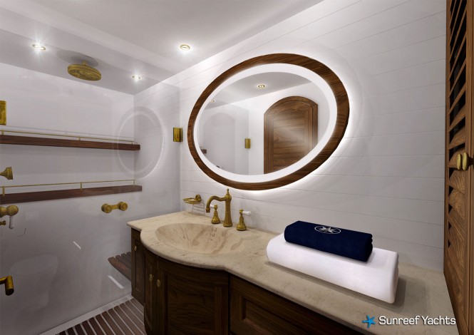 Luxury yacht Lucy Z - Bathroom