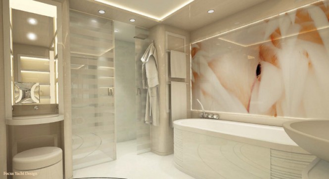Luxury yacht ZENITH - Bathroom