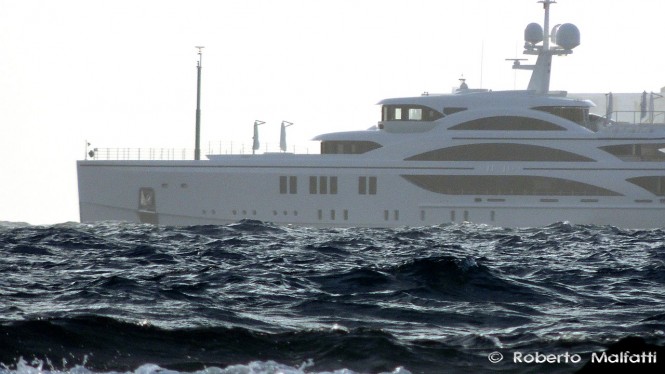 Mega yacht 1111 - Photo by Roberto Malfatti
