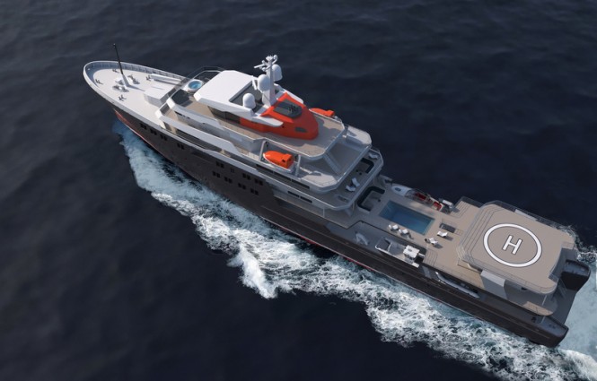 NAVIRE DE VOYAGE 95 Yacht Concept by PIRIOU©PIRIOU