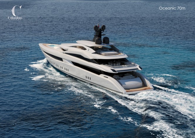 Oceanic 70 Yacht by Columbus - aft view
