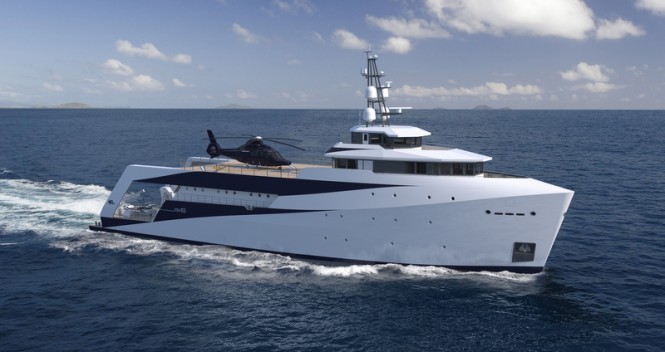 PIRIOU YSV 63 mega yacht support vessel - Image credit to PIRIOU