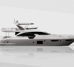 New Azimut Fly 72 Yacht on display at 55th Genoa Boat Show
