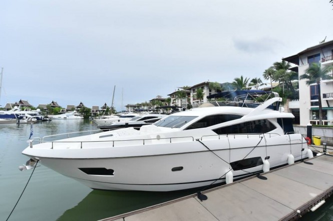Royal Phuket Marina nestled in the lovely Thailand yacht charter location