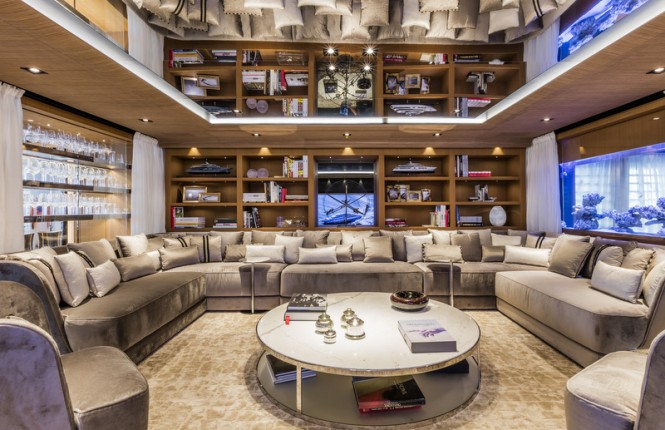 SUERTE Yacht - Interior - Image courtesy of Tankoa Yachts