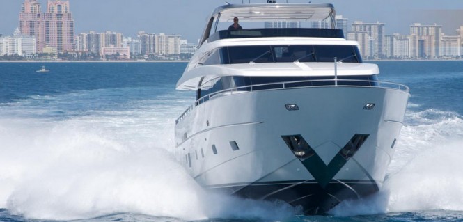 Sanlorenzo SL96 Superyacht at full speed