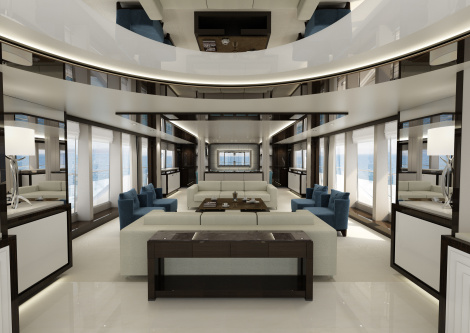 Sunseeker 131 Yacht - Saloon